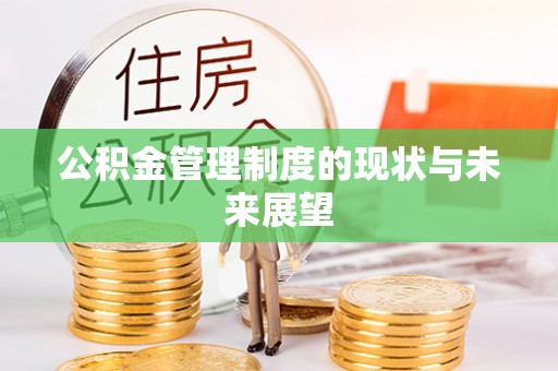 岭东公积金管理制度的现状与未来展望